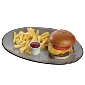 Mushroom and Cheese Burger