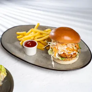 teriaki chicken burger