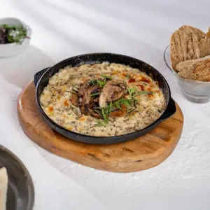 mushroom and cheese dip
